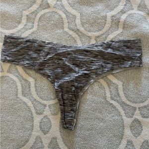 SO Gray Striped Panties